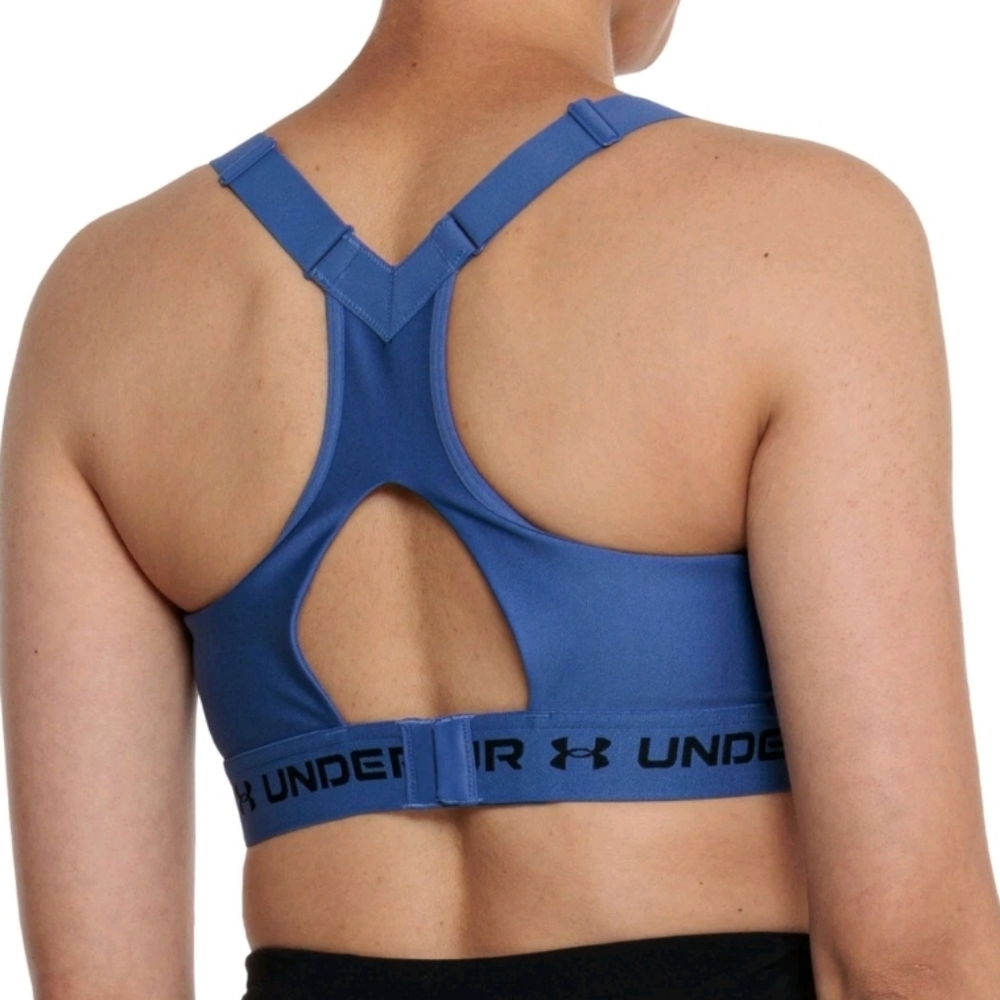 Under Armour Women's Active Blue Sports Bra Lightly Padded Daily Support 32DD - Picture 2 of 11